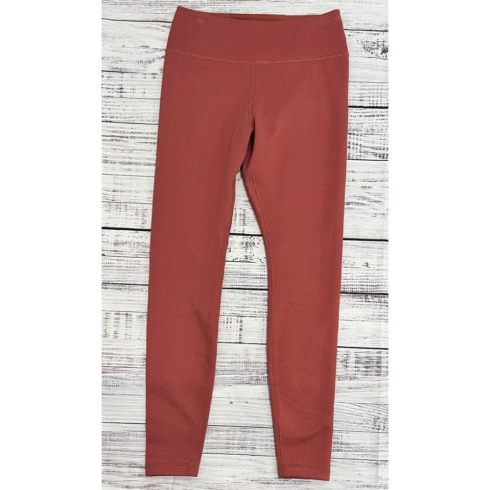 Nike Therma-FIT Winterized Herringbone Leggings Rust Rose Size Small